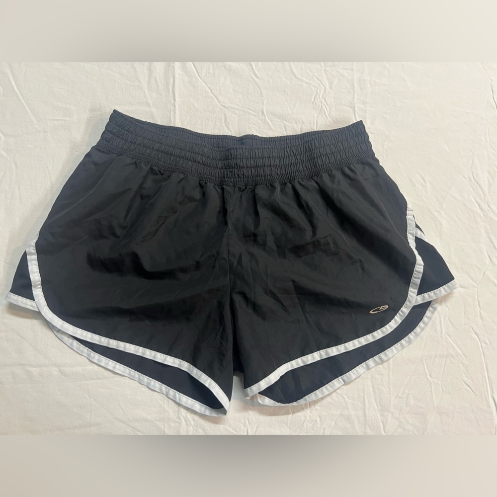 Champion Duo Dry Running Shorts Women’s Medium Black White Athletic